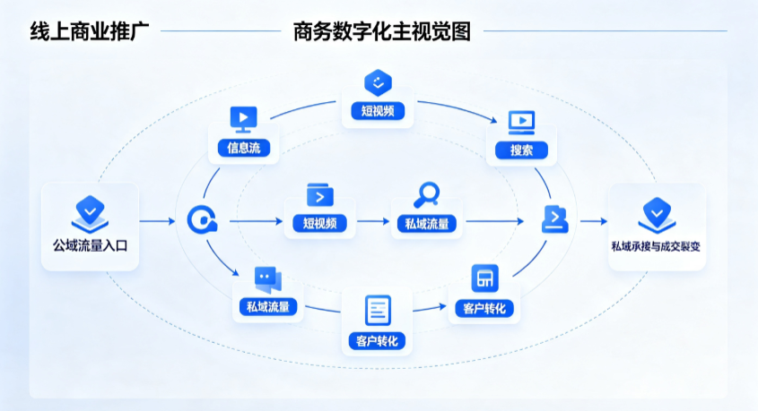 临潭县线上商业推广怎么做？全域流量闭环搭建与低成本转化实战指南